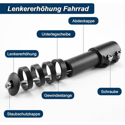 Lenkererhöhung Fahrrad MTB Vorbauverlängerung Aluminium