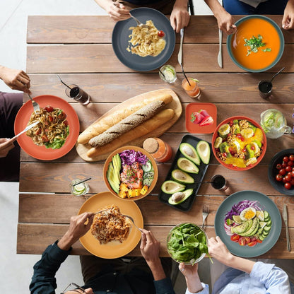 48-teiliges Unzerbrechliches Geschirr Set für 4 Personen