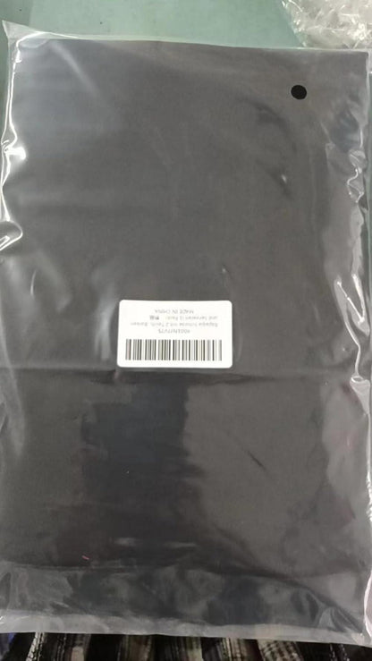 Schwarze Küchenschürze mit 2 Taschen, wasserabweisend, 2er Pack