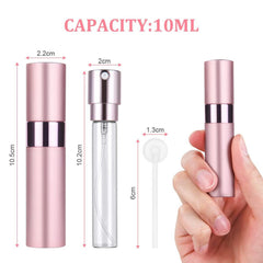 Mini Parfümzerstäuber Taschenzerstäuber 3 Stück 10 ml Glas