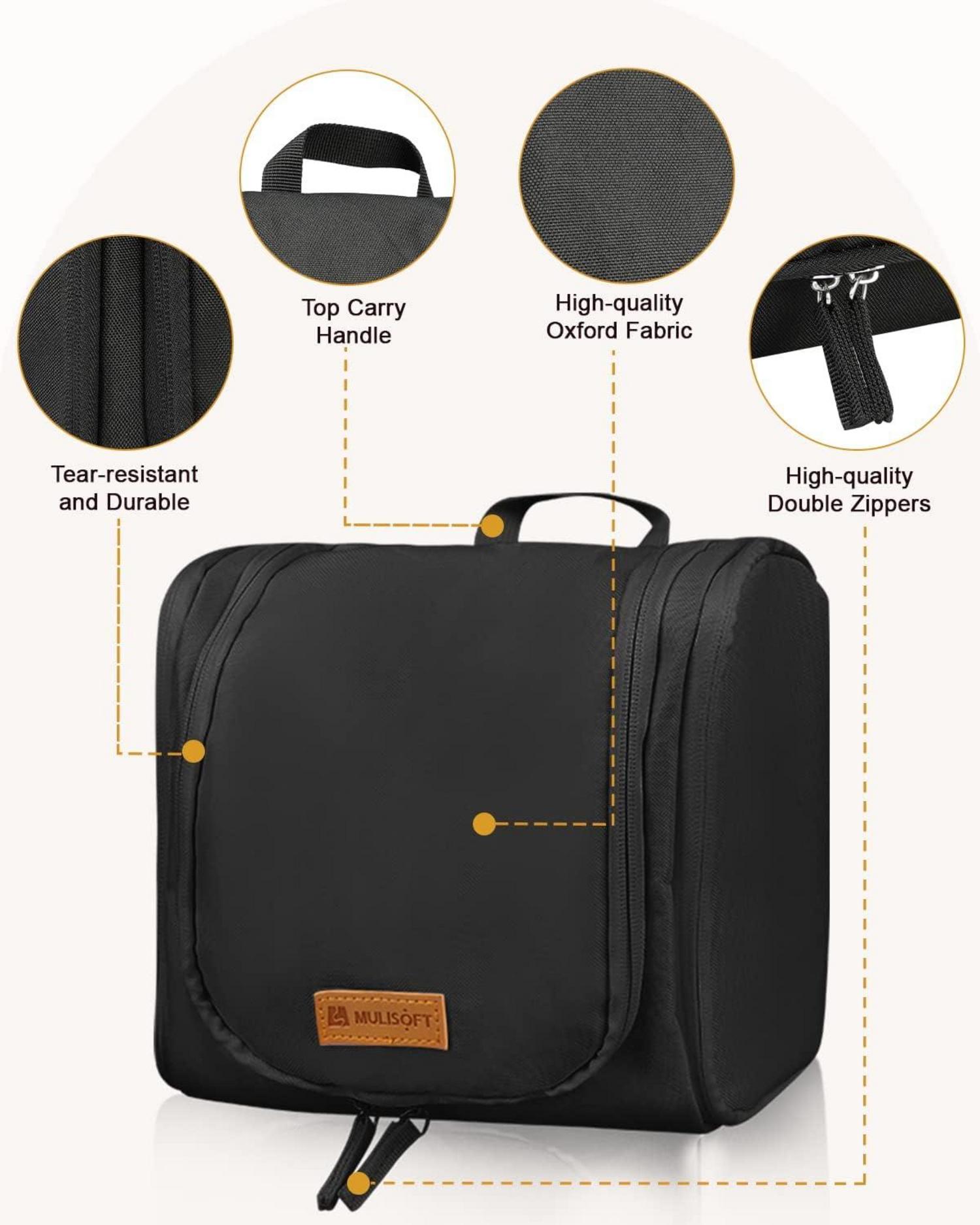 Kulturbeutel Make-up-Tasche für Damen und Herren - Reise Organizer mit Haken