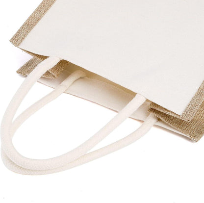 Jute-Tragetaschen Set mit