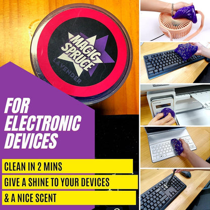 Auto Innenraum Reiniger Gel Kit 2 Reinigungsknete Duft 4