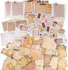 90 Vintage Scrapbooking Sticker Designpapier Tagebuch Zubehör