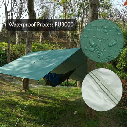 Ultraleichtes Tarp 3x4 Wasserdicht mit ösen, Multifunktional für Outdoor,Multifunktionsplane