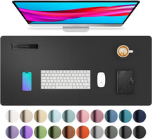 Aothia Schreibtischunterlage Mousepad Leder Wildleder Büro Home