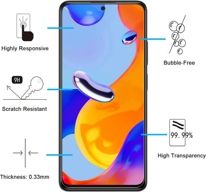 Panzer Schutz Glas Xiaomi Redmi Note 11 Pro 5G 3 Stück 9H