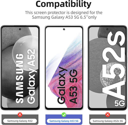 Panzer Schutz Glas für Samsung Galaxy A53 5G 3er Set