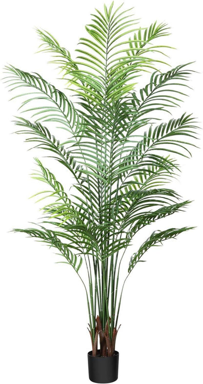 Kunstpflanze Groß 170cm Künstliche Palme Deko Topf Wohnzimmer Büro