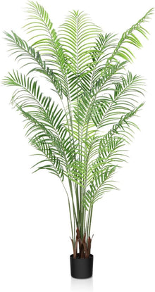 Kunstpflanze 190cm im Topf Plastik Palme Fake Plant deko