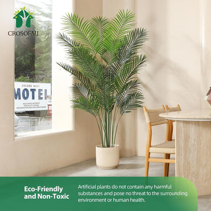 Kunstpflanze 190cm im Topf Plastik Palme Fake Plant deko
