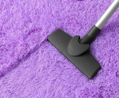 ROHATIM Hochflor Teppich Rund Super weich Shaggy Kinderzimmer 100x100_UNUSED