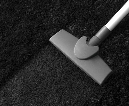 ROHATIM Hochflor Teppich Rund Schwarz 100x100cm weich Shaggy/Area Rug