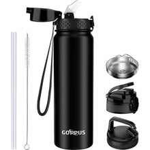 1L Doppelschicht Edelstahl Thermosflasche mit