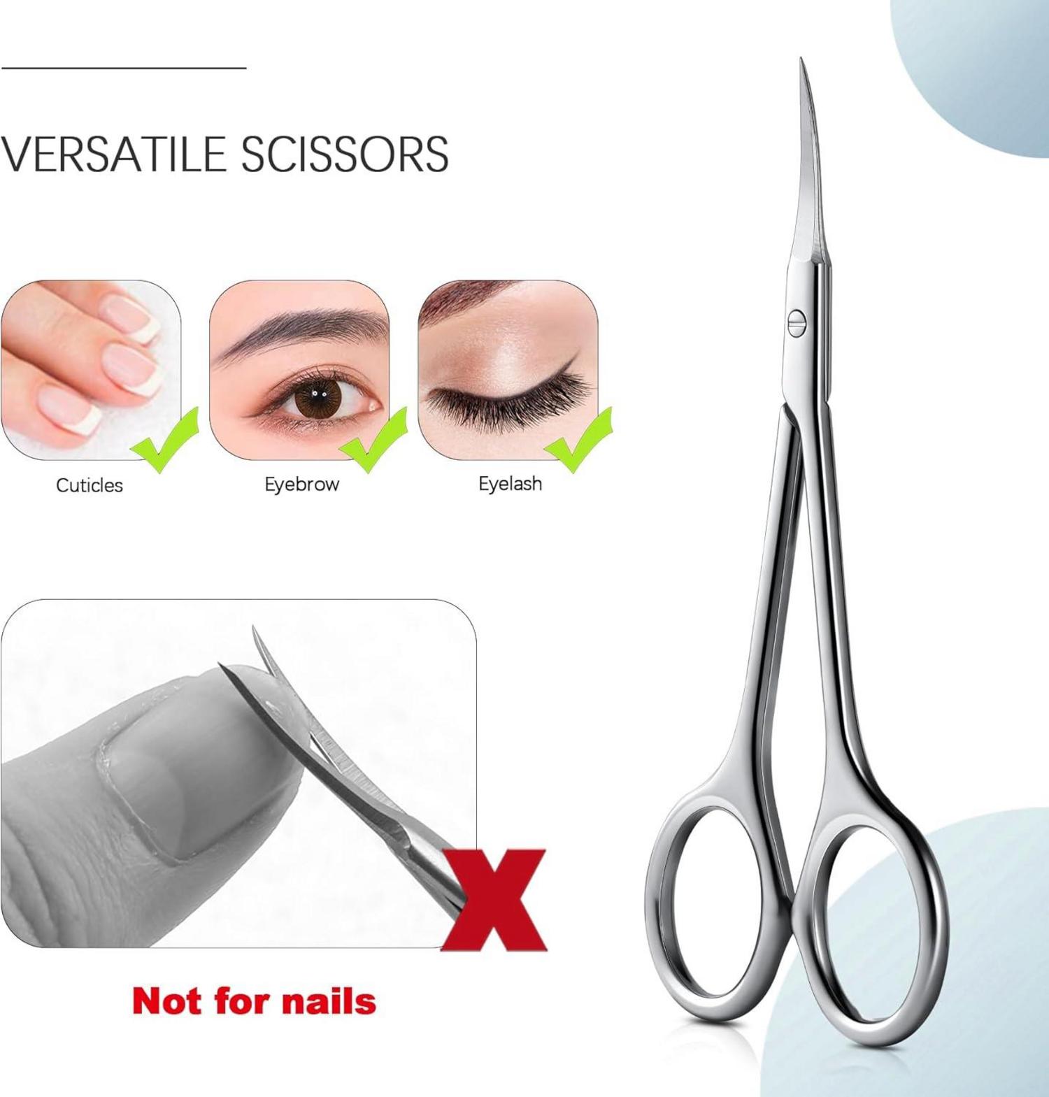 Extra feine gebogene Hautschere Edelstahl Nagelschere 1 Stk