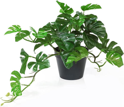 Kunstpflanze Monstera 26.6cm Künstliche Pflanzen Deko Topf