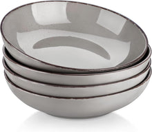 Suppenteller Set Steingut 4er NAVIA Pastateller Salatschalen