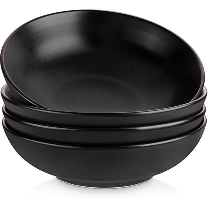 4er Set vancasso MODA Suppenteller Steingut | Nudelschalen