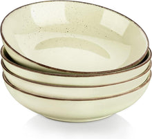 Suppenteller Steingut 4er Set NAVIA Pastateller Schalen