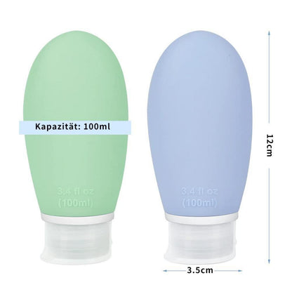 100ml Reiseflaschen Set 3er-Pack – Auslaufsicher & TSA-geprüft