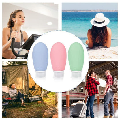 100ml Reiseflaschen Set 3er-Pack – Auslaufsicher & TSA-geprüft