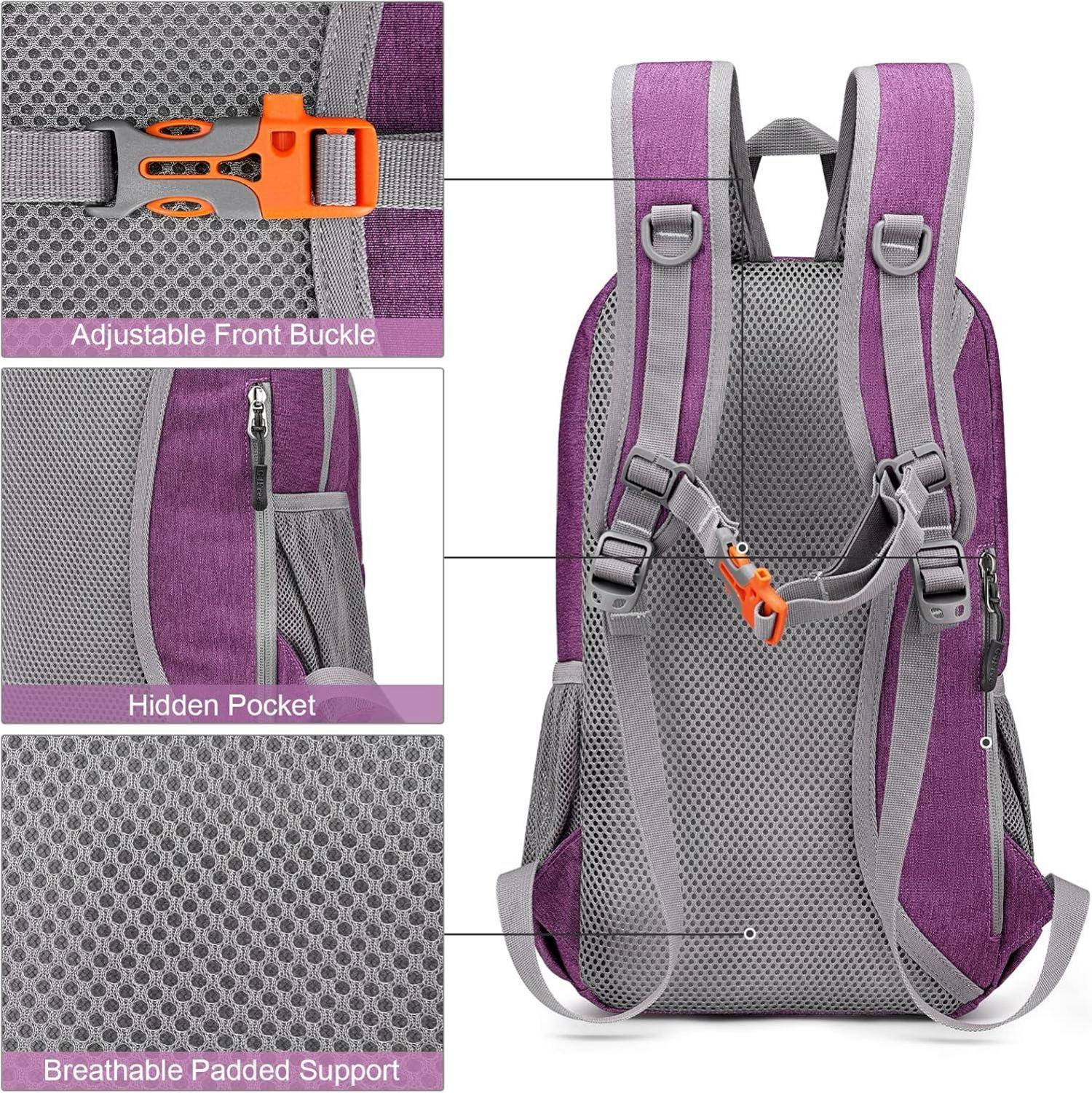 Ultraleichter 10L Wasserdichter Damen Tagesrucksack Wandern Camping Wander in