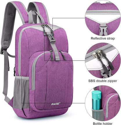 Ultraleichter 10L Damen Tagesrucksack Wasserdicht Wandern Camping