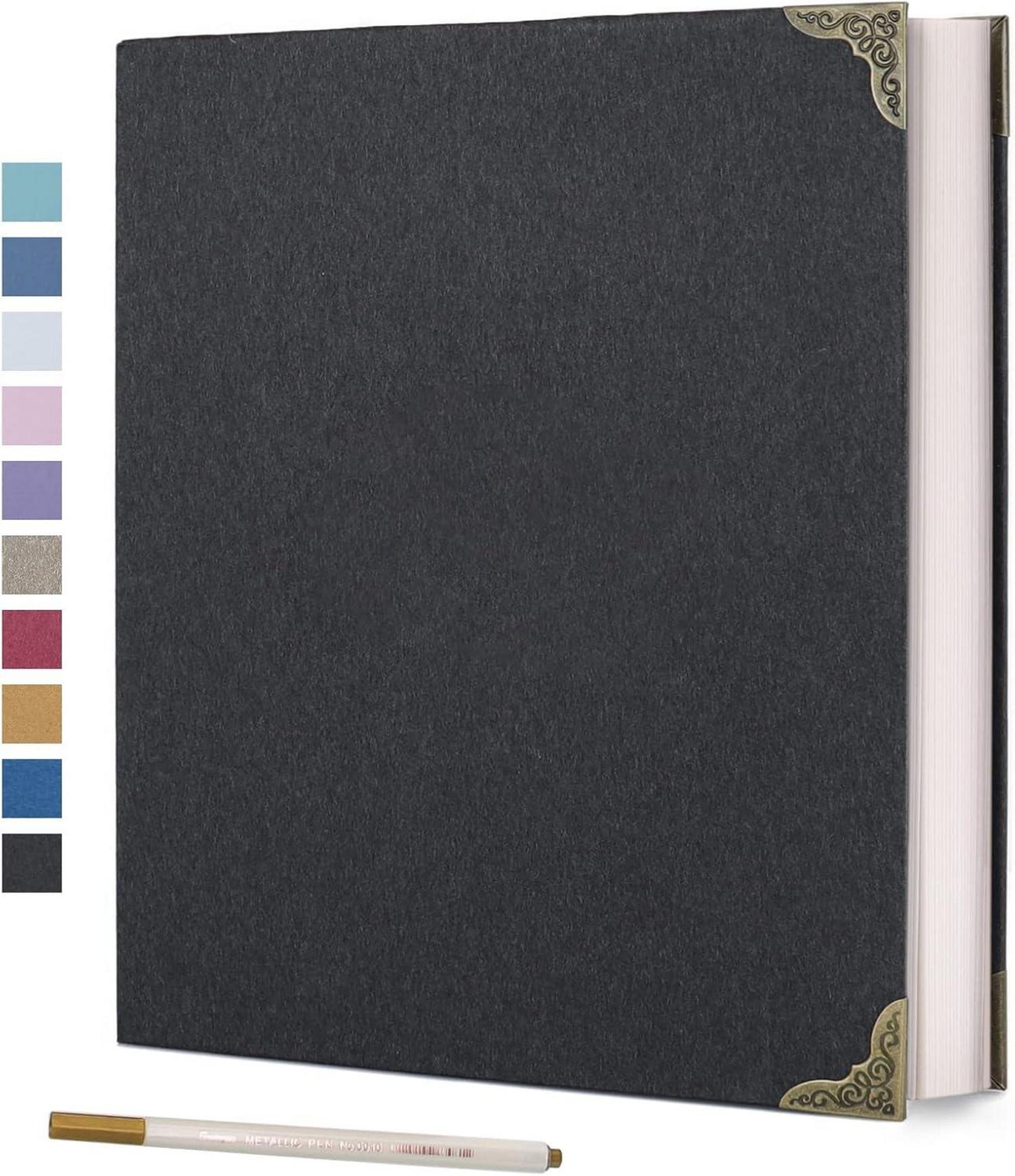 Fotoalbum Selbstklebend 40 Seiten Hardcover DIY Scrapbooking Kit