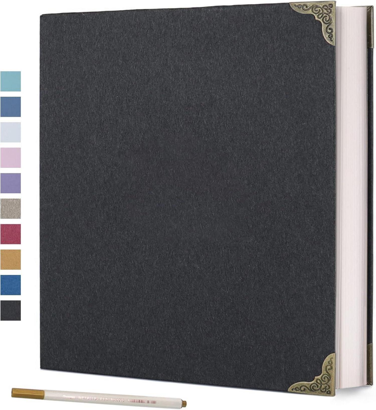 Fotoalbum Selbstklebend Scrapbook 40 Seiten Hardcover DIY Kit