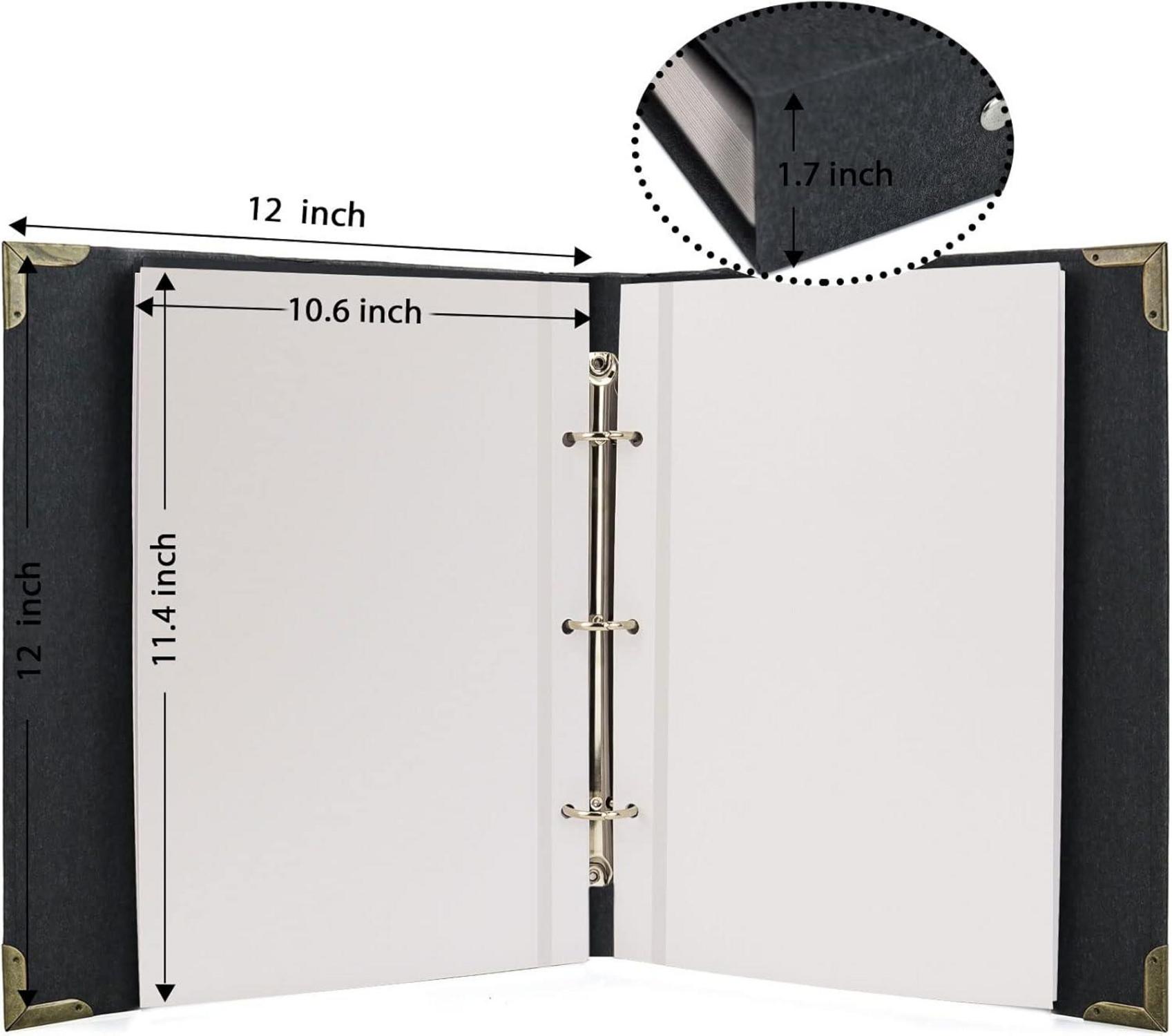 Fotoalbum Selbstklebend Hardcover 40 Seiten DIY Scrapbooking Kit 3