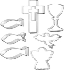 Ausstechformen Set für Kommunion und Konfirmation, 8tlg