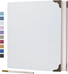 Fotoalbum Selbstklebend 40 Seiten Hardcover Scrapbooking Kit Scrapbook
