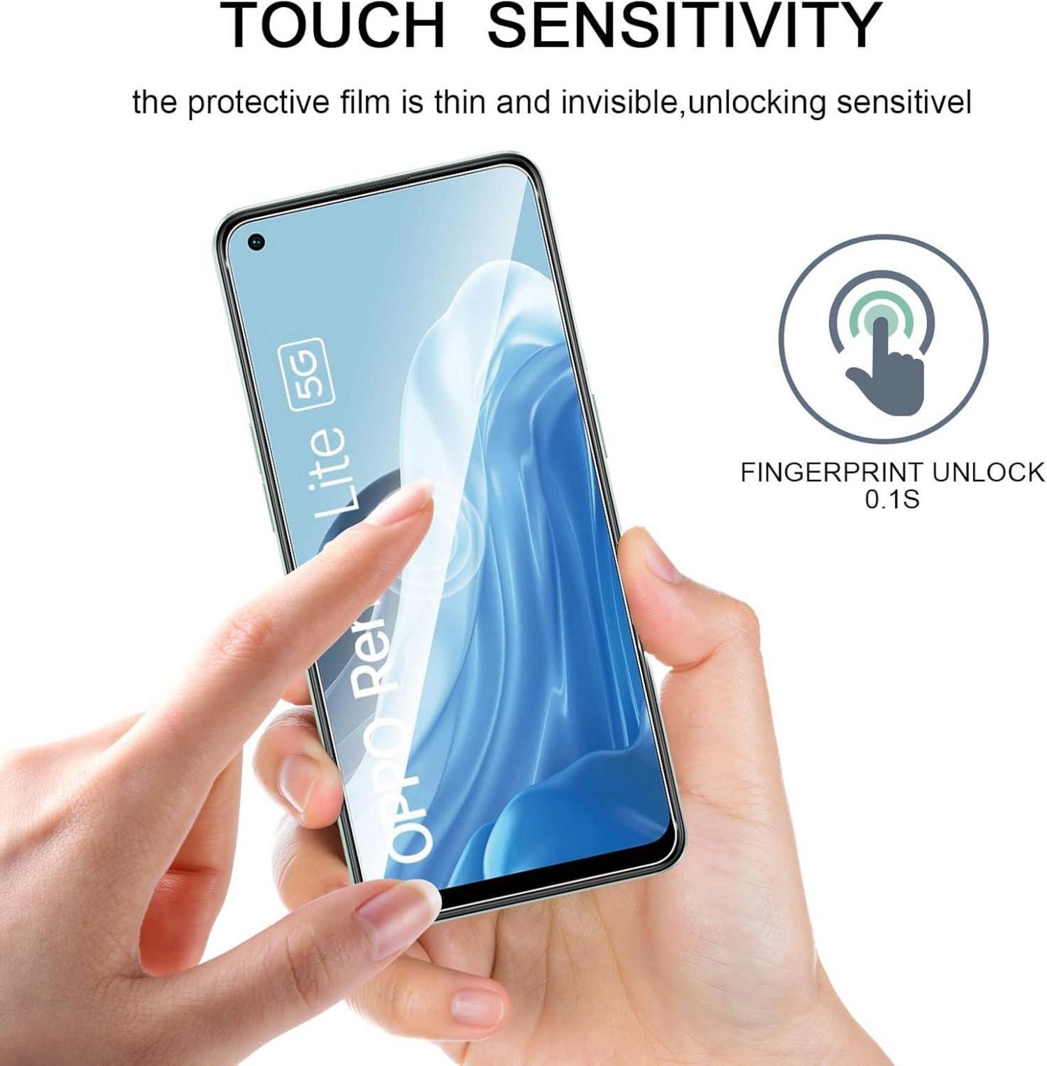Schutzfolie + Kameraschutz Oppo Reno 8 Lite 5G 9H Panzer Glas