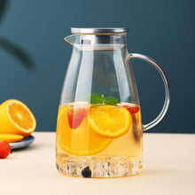 Kyraton Wasserkaraffe 2.0L Abnehmbarer Deckel Klarglas