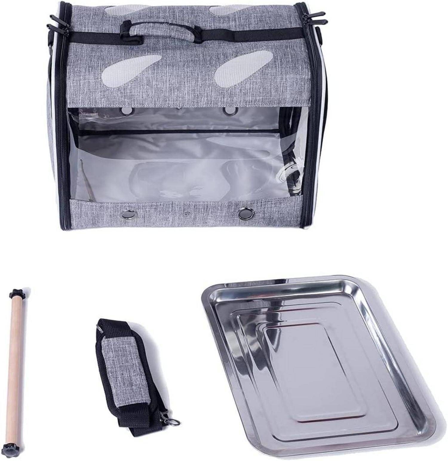 Interfashioner® Transparente Vogeltrage für Reisen, 2022 verbesserte