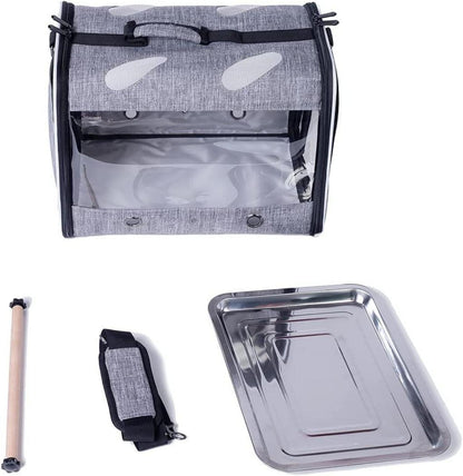 Interfashioner® Transparente Vogeltrage für Reisen, 2022 verbesserte