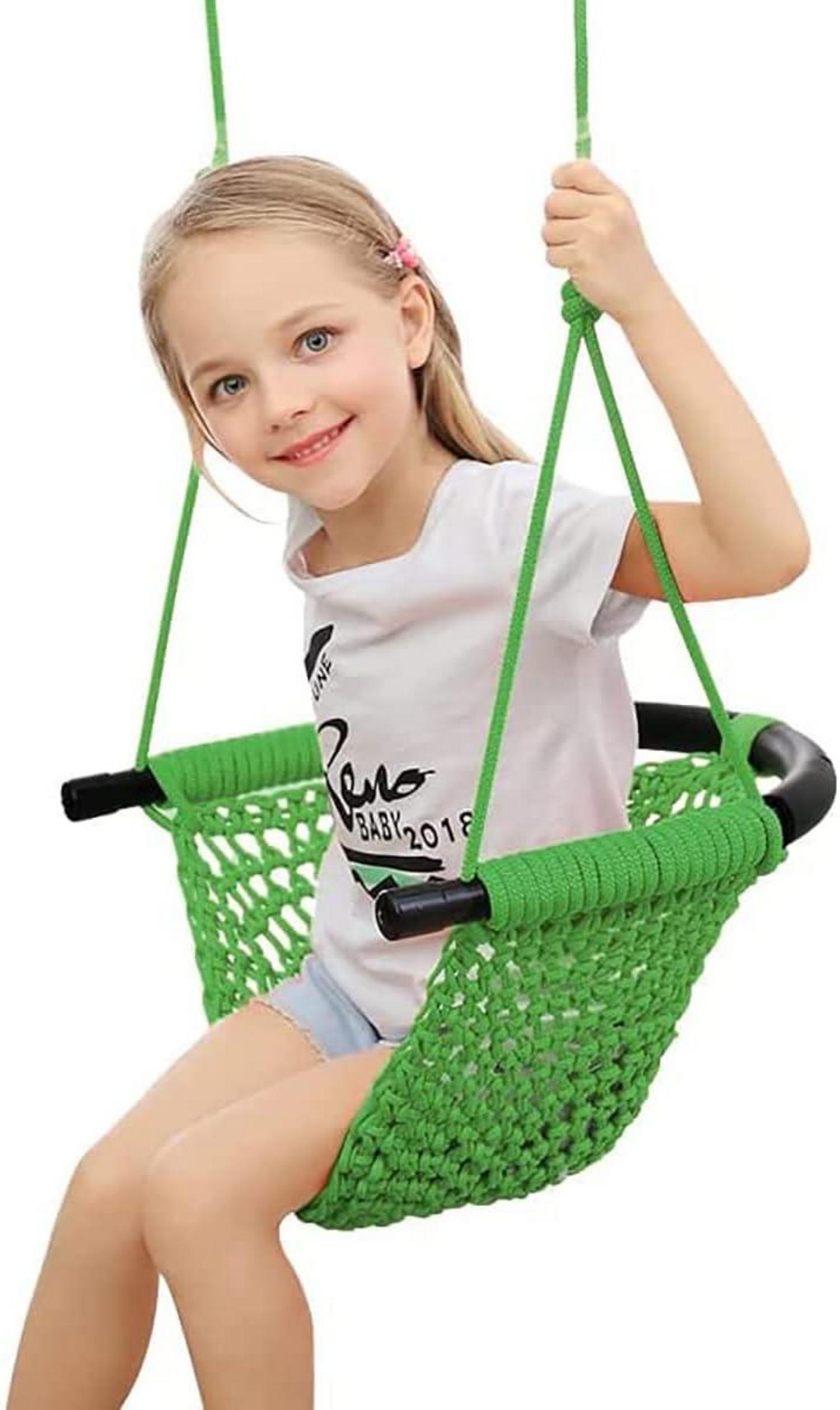 Kinder Schaukel Outdoor Atmungsaktiv Höhenverstellbar Garten