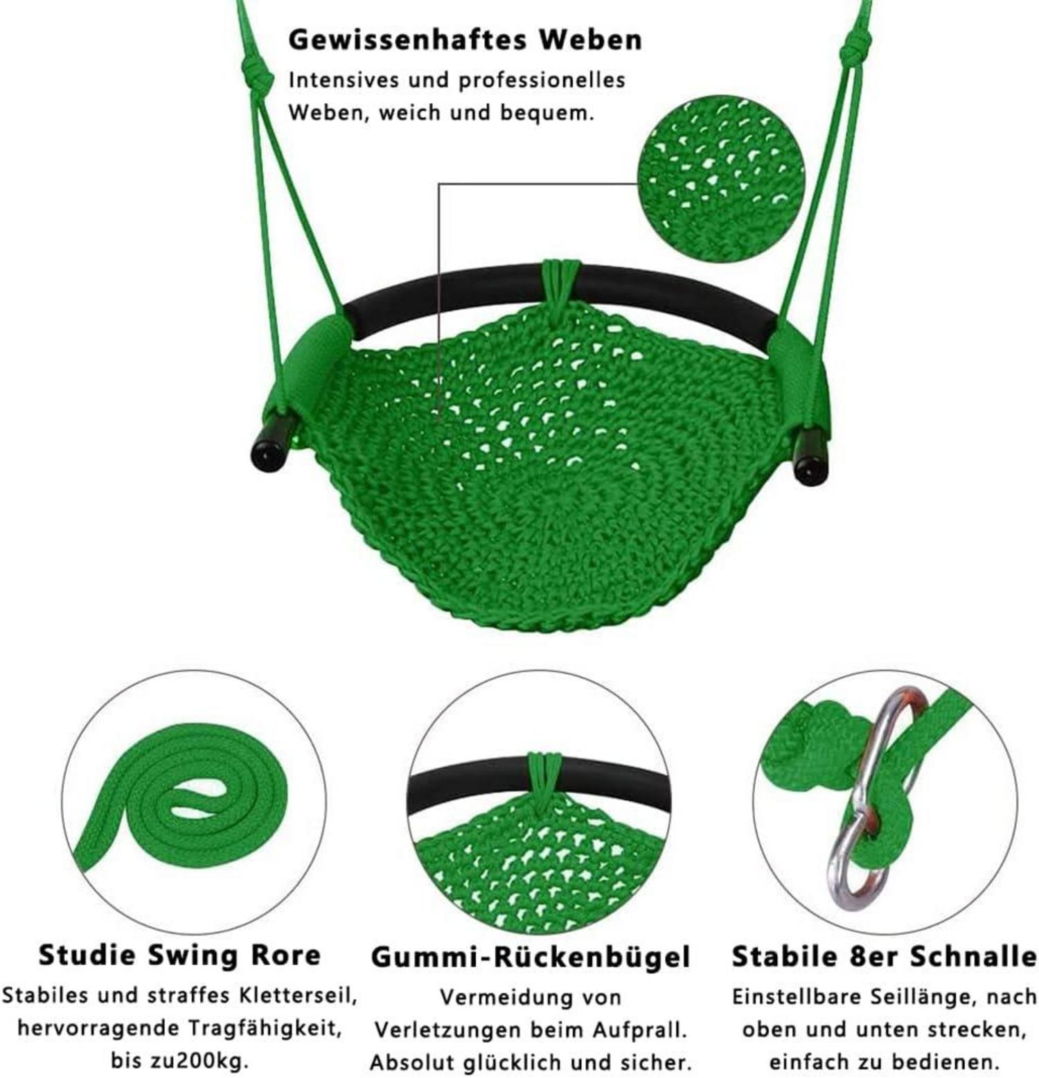 Kinder Schaukel Outdoor Schaukelsitz Höhenverstellbar