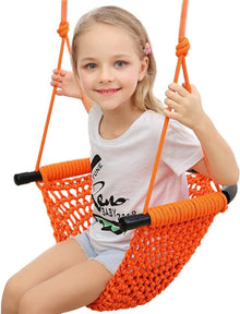 Kinder Schaukelsitz Outdoor Bequem Atmungsaktiv Orange
