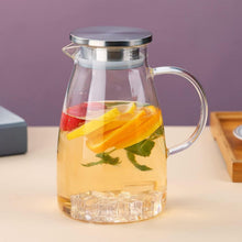 Kyraton Glaskaraffe 1.5L mit Abnehmbarem Deckel für Heiß und