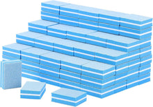 Mini Nagel Polierblöcke 100er Set Körnung 180/100 Blau