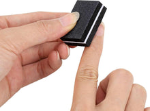 Mini Nagelpufferblöcke 180/100 Schwarz 100 Stück waschbar