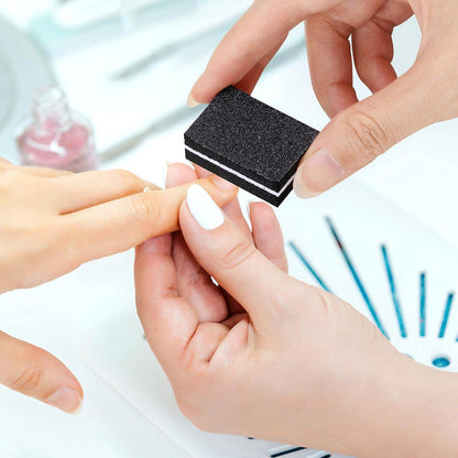 Mini-Nagelpufferblöcke Körnung 180/100 schwarz 100er Set