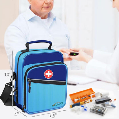 Medikamententasche mit Insulin-Kühler & Notfallkarte