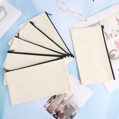 DIY Stoffbeutel Set für Kinder zum Bemalen 8 Stück 21x12cm