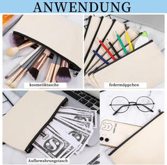 DIY Blanko Stoffbeutel Set zum Bemalen Kinder 8er Pack