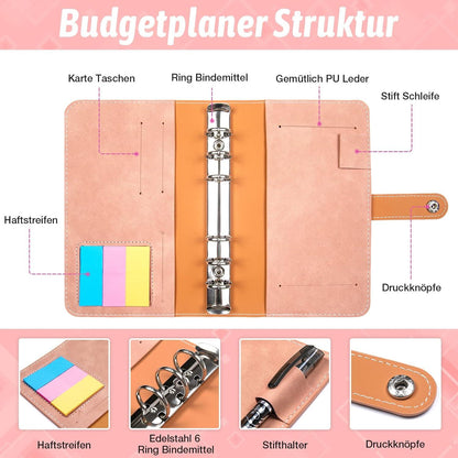 Budget Planner A6 Geldumschläge Startset Organizer Finanzplaner