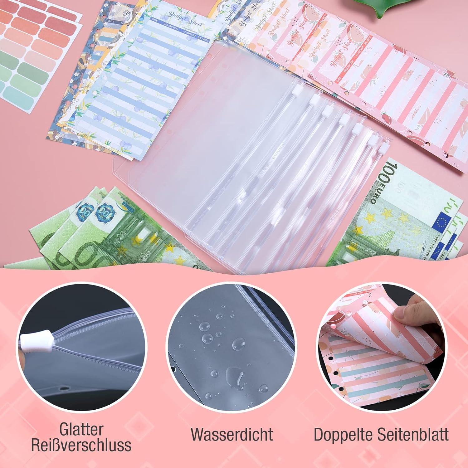 Budget Planer A6 Binder Geld Sparbuch Umschlagmethode Finanzplaner