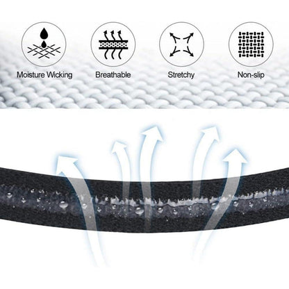 Sport Stirnbänder Unisex, Elastische Anti-Rutsch