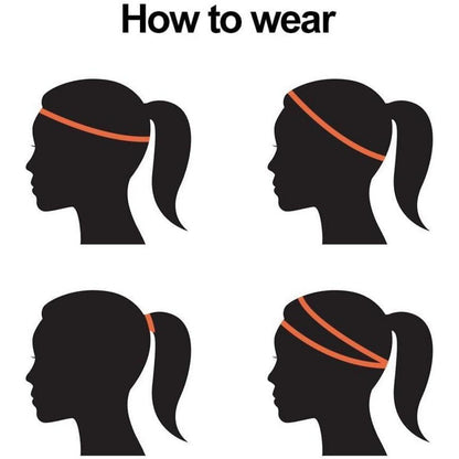 Sport Stirnbänder Unisex, Elastische Anti-Rutsch